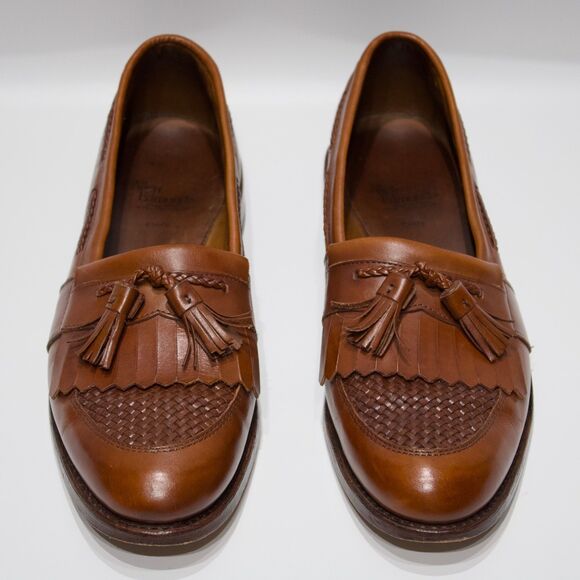 Allen Edmonds Cody Brown Leather Tassel Loafer Made in USA Men Size 11.5A Narrow main image 6